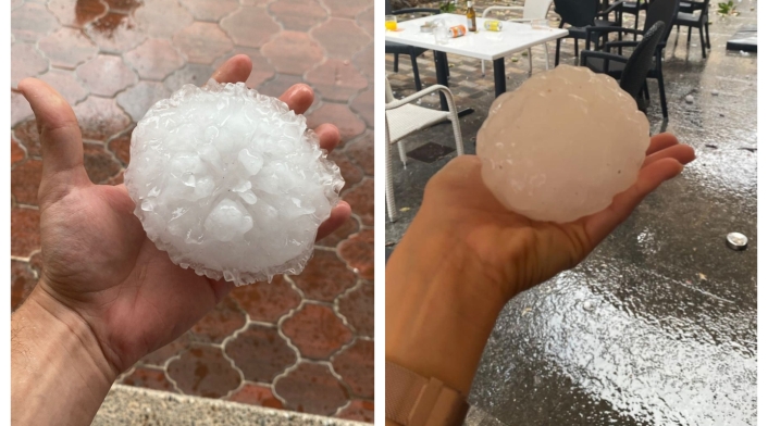 Granizo gigante Granizo gigante