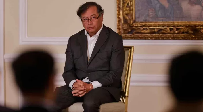 Presidente Gustavo Petro en ceremonia en Palacio de Nariño Presidente Gustavo Petro