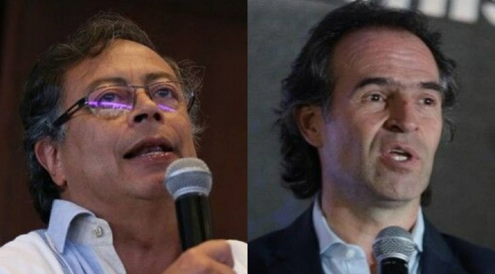 Gustavo Petro y Fico Gutiérrez