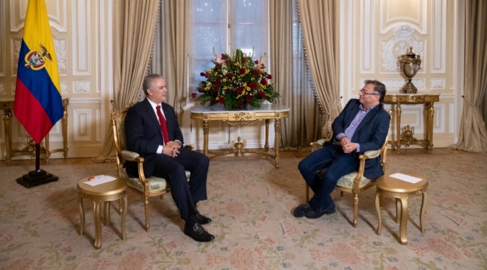 Iván Duque y Gustavo Petro Iván Duque y Gustavo Petro