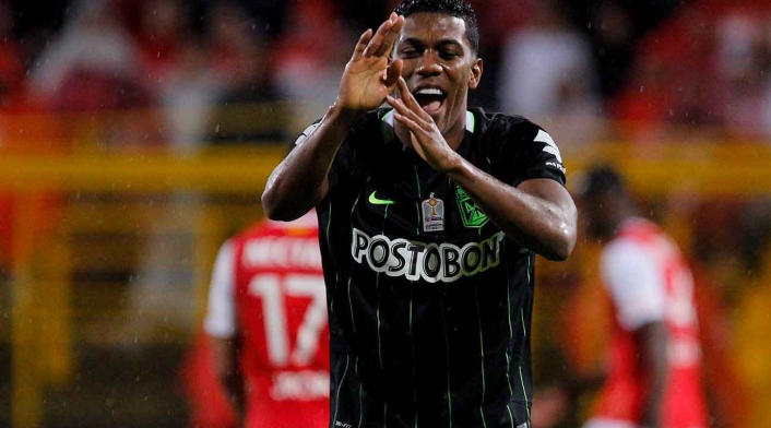 Orlando Berrío, jugador de Atlético Nacional Orlando Berrío, jugador de Atlético Nacional