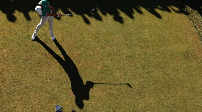 Golfista en el PGA Tour Championship PGA Tour Championship