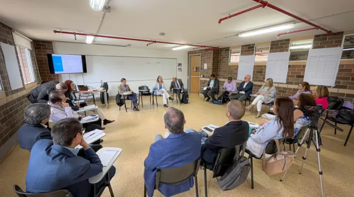 Reunión con la Academia del Ministerio de Salud.