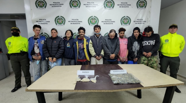 Autoridades desarticularon banda de “los Bolivarianos” dedicada al microtráfico en Bogotá