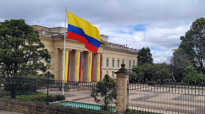 Casa de Nariño, desde Plaza de Armas