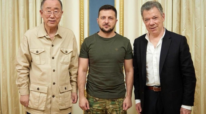 Santos y Zelensky