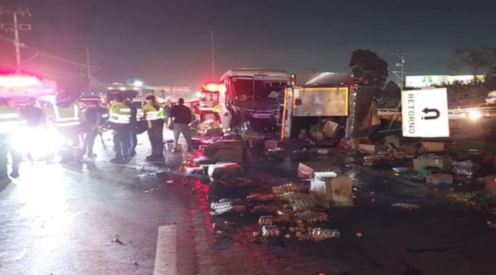 Accidente en vía Bogotá- Mosquera