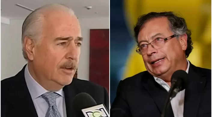 Andrés Pastrana le tira a Gustavo Petro pro "paz total", beneficios solo a los maleantes Andrés Pastrana y Gustavo Petro