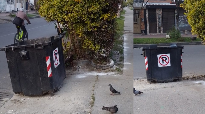 Cuerpos sin vida dentro de contenedor de basura en Engativá