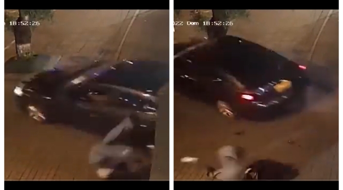 Atropellan a mujer en un parqueadero Atropellan a mujer en un parqueadero