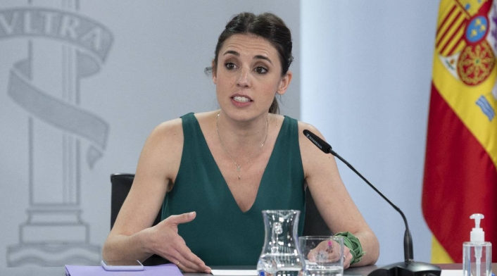 Irene Montero, ministra de la igualdad en España