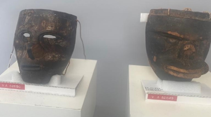 Máscaras precolombinas solicitadas por Colombia a Alemania