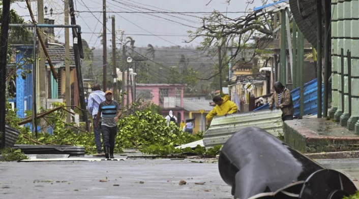 Paso del huracán Ian por Cuba