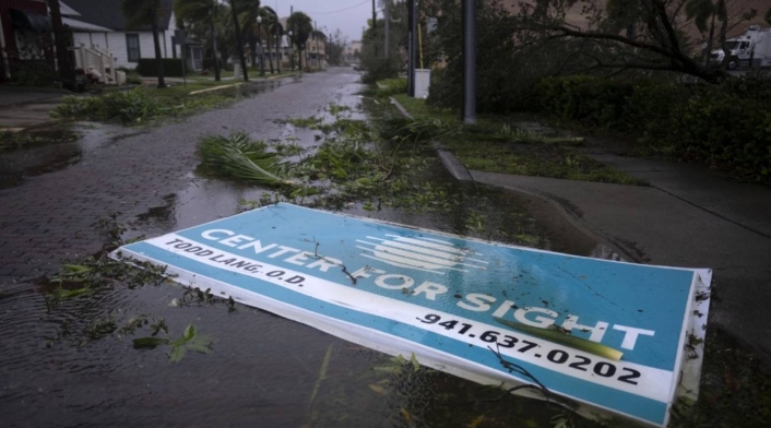 Paso del huracán Ian por Florida