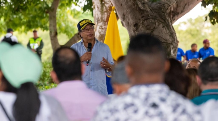 Presidente, Gustavo Petro.