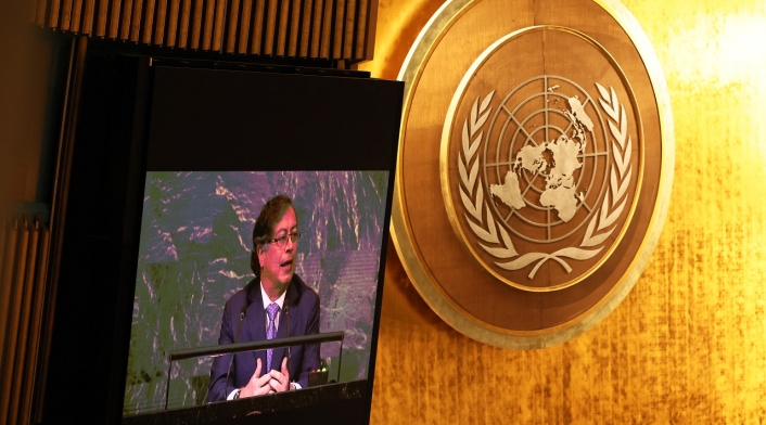 Presidente Gustavo Petro en la ONU