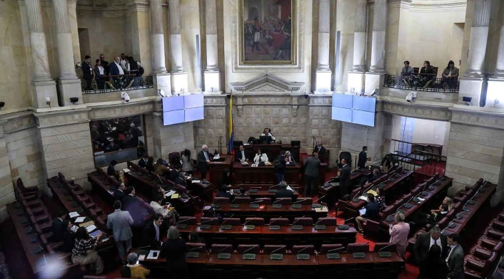 Senado de la República en plenaria Senado de la República de Colombia