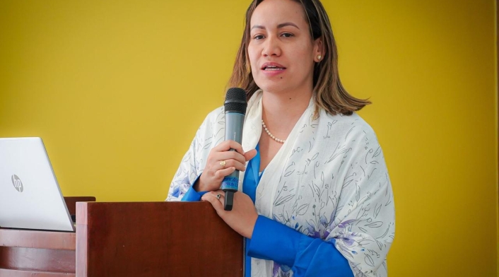 Carolina Corcho, Ministra de Salud. Carolina Corcho, Ministra de Salud.