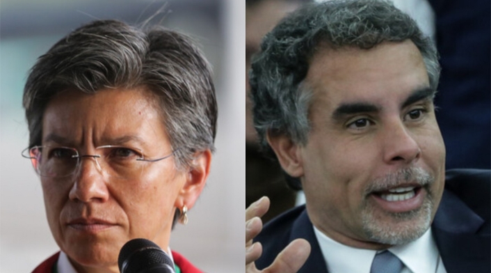 Claudia López y Armando Benedetti Claudia López y Armando Benedetti
