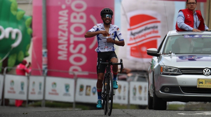 Dubán Bobadilla, ganador etapa 6 del Clásico RCN 2022. Dubán Bobadilla, ganador etapa 6 del Clásico RCN 2022.