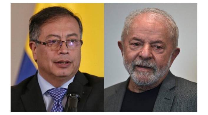 Gustavo Petro y Lula Da Silva Gustavo Petro y Lula Da Silva