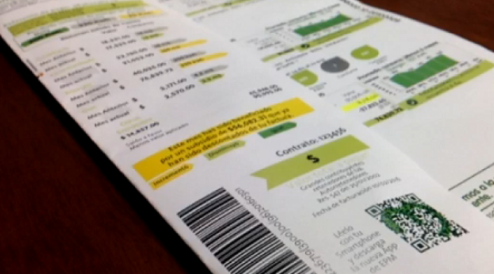 Factura de servicios públicos EPM.