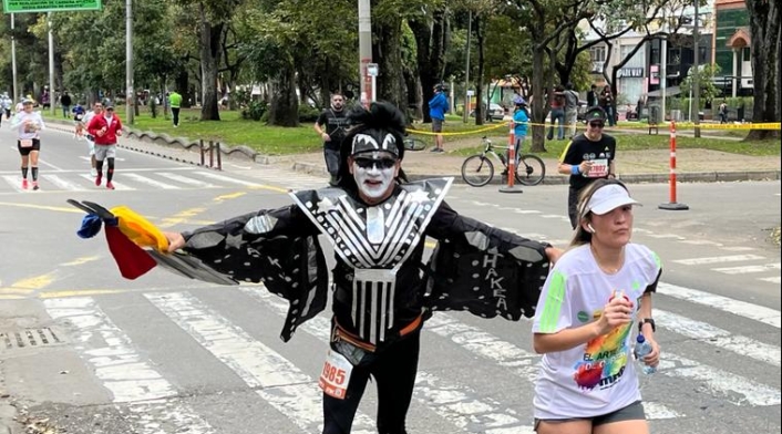 Kiss en la Media Maratón