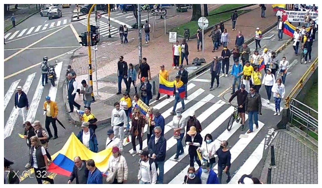 Manifestaciones en Bogotá Manifestaciones en Bogotá