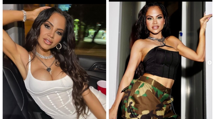 Natti Natasha bailando scon sus amigas con diminuto traje de baño Natti Natasha bailando scon sus amigas con diminuto traje de baño