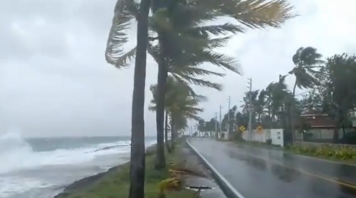 Tormenta Julia en San Andrés San Andrés tormenta Julia