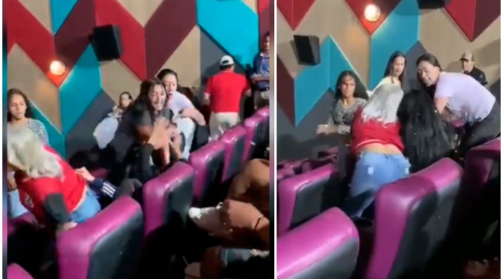 Mujeres se agarraron en plena sala de cine en Medellín: volaron palomitas y golpes