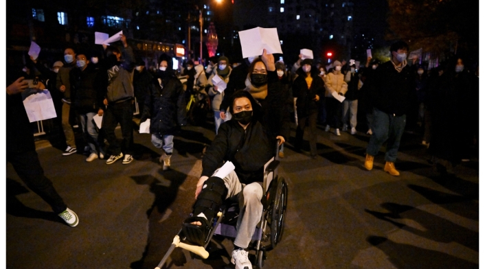 Protestas en China por cero covid