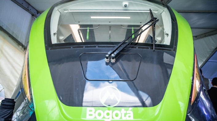 Metro de Bogotá - primer vagón.