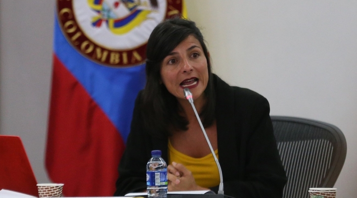 Irene Vélez, ministra de Minas Irene Vélez, ministra de Minas