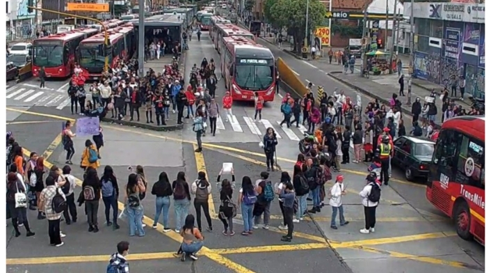 Manifestaciones en Bogotá Manifestaciones en Bogotá