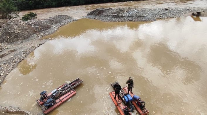 Minería ilegal en San Carlos, Antioquia