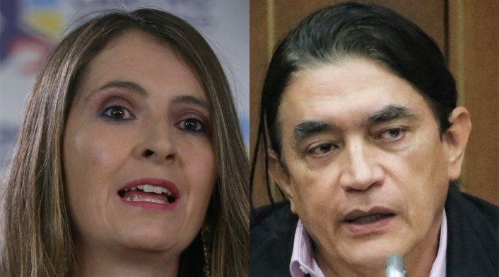 Paloma Valencia y Gustavo Bolívar Paloma Valencia y Gustavo Bolívar