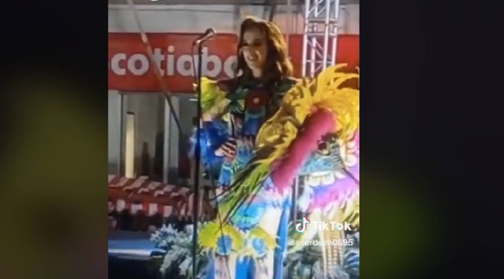 Participante de concurso de belleza se electrocutó con micrófono en pleno desfile Participante de concurso de belleza se electrocutó con micrófono en pleno desfile