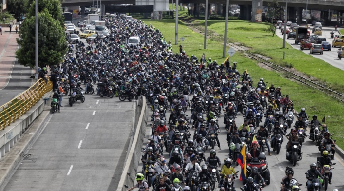 Protestas de motociclistas Protestas de motociclistas