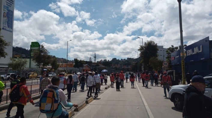 Protestas en Bogotá Protestas en Bogotá