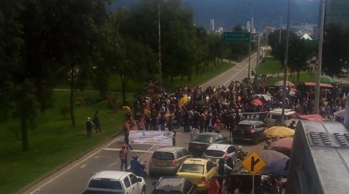 Protestas en Bogotá Protestas en Bogotá