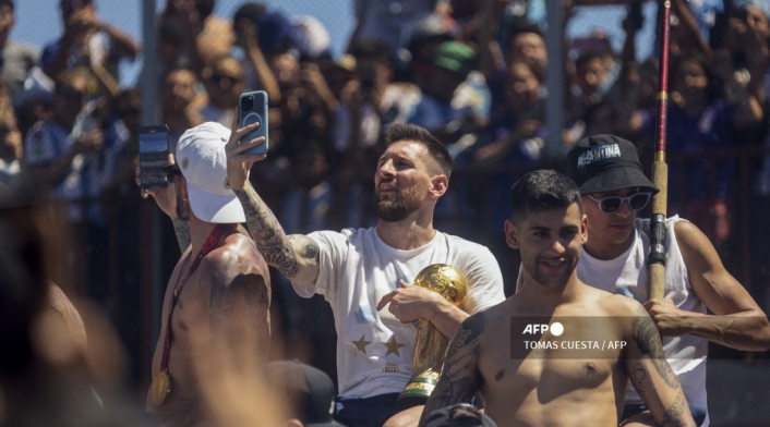 Caravana de la Selección Argentina en Buenos Aires