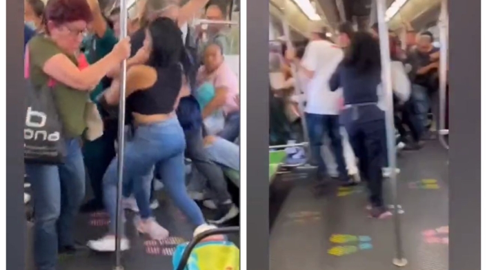 Broma de influenciadores en Metro de Medellín Broma de influenciadores en Metro de Medellín