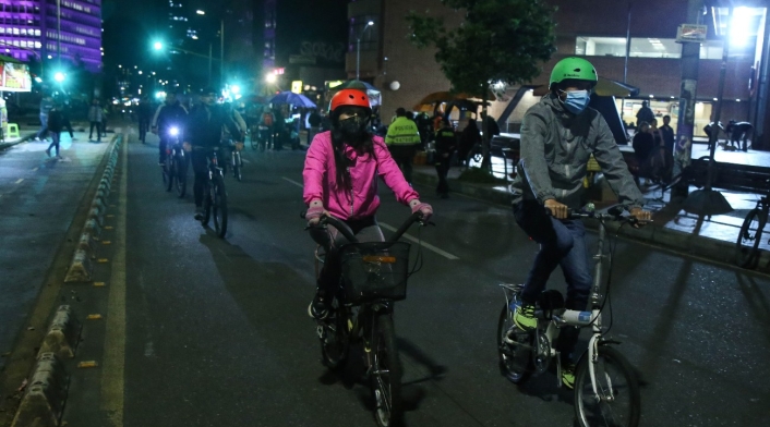 Ciclovia nocturna Ciclovia nocturna
