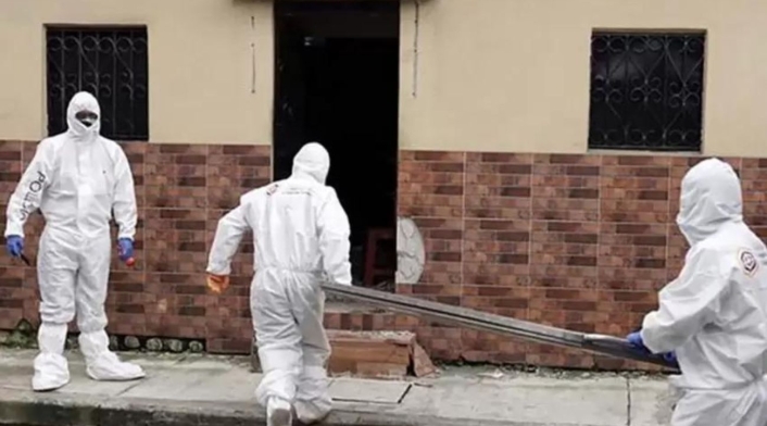 La mujer fue secuestrada y torturada en el sótano de la casa. Escena del crimen-referencia
