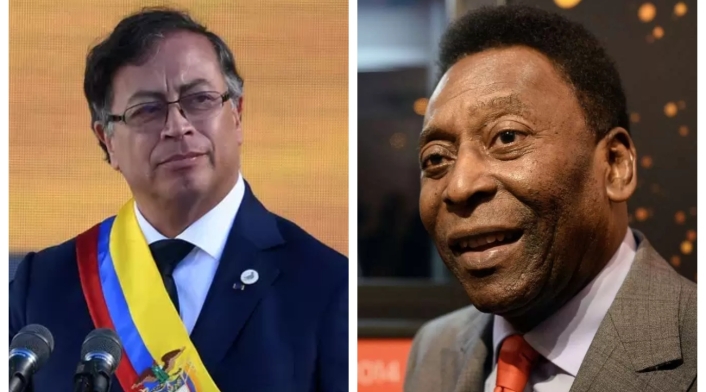 Gustavo Petro y el mensaje por la muerte de Pelé Gustavo Petro y Pelé