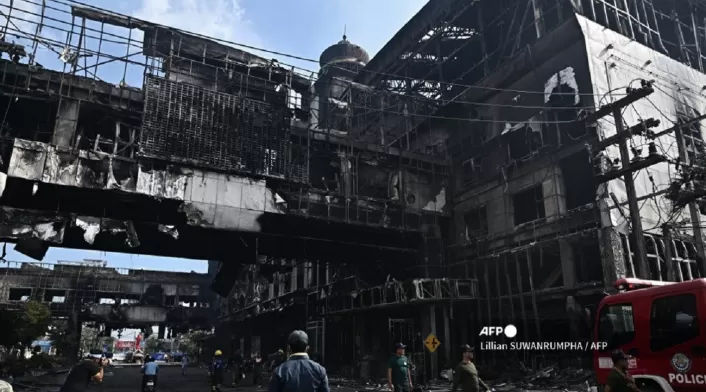 Incendio en casino de Camboya Incendio en casino de Camboya