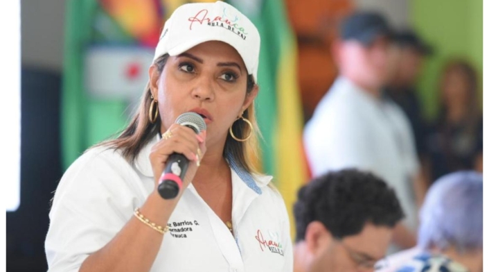 Gobernadora de Arauca, Indira Luz Barrios, amenazada por videos ímtimos Indira Luz Barrios