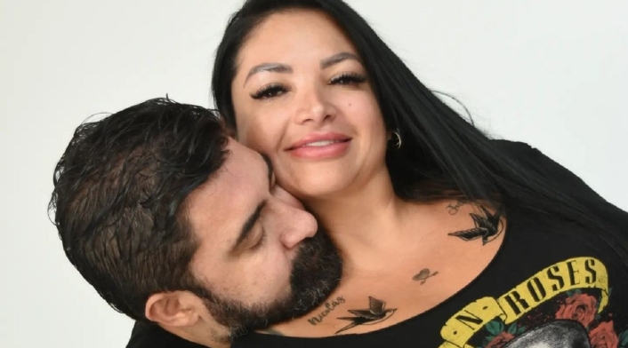 Iván Marín y su esposa Iván Marín y su esposa