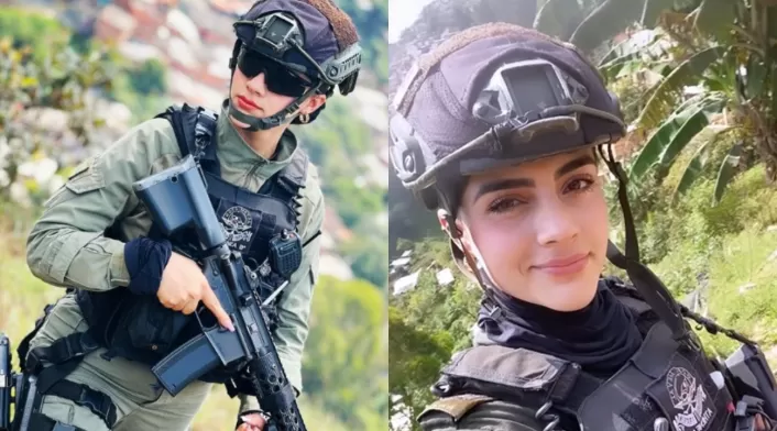 La patrullera Diana Ramírez, la policía más ruda y bella de Colombia